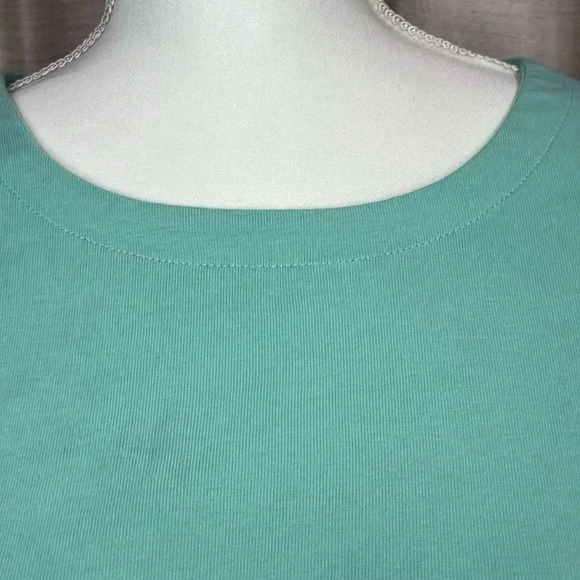 J JILL 3/4 SLEEVE SCOOP NECK TEE - Picture 2 of 5